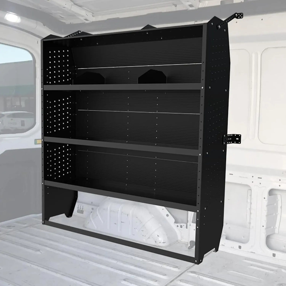 Mid/High Van Roof Steel Cargo Van Shelves Storage - MELIPRON