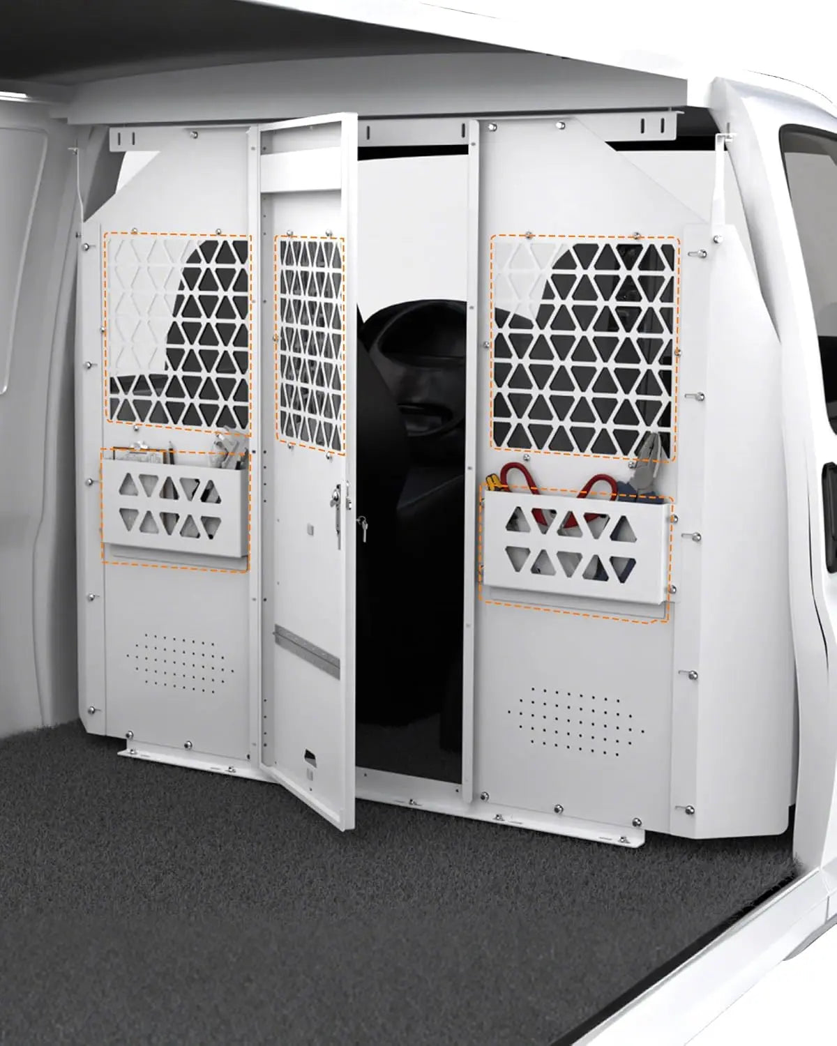 Cargo Van Safety Partition for Chevy Express/GMC Savana - MELIPRON