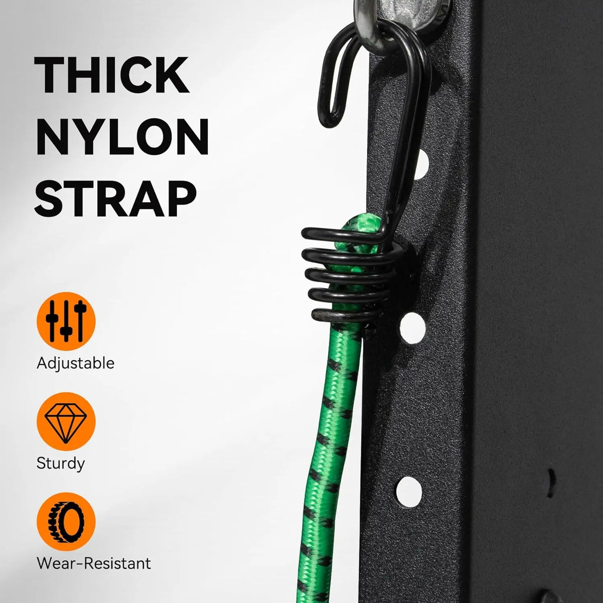 Van Refrigerant Tank Rack Steel Freon Tank Holder - 38" H x 12.2" W x 13" D - MELIPRON