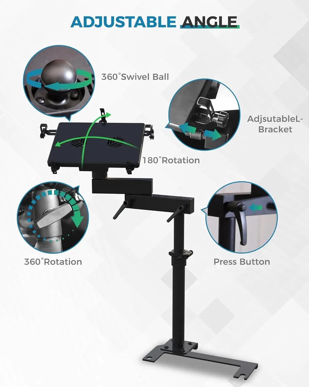 Aluminum Passenger Seat Laptop Mount for Ford Bronco - MELIPRON