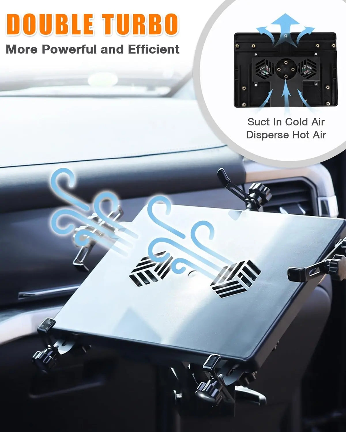 Vehicle Laptop Mount for Ford F150 250 350-12