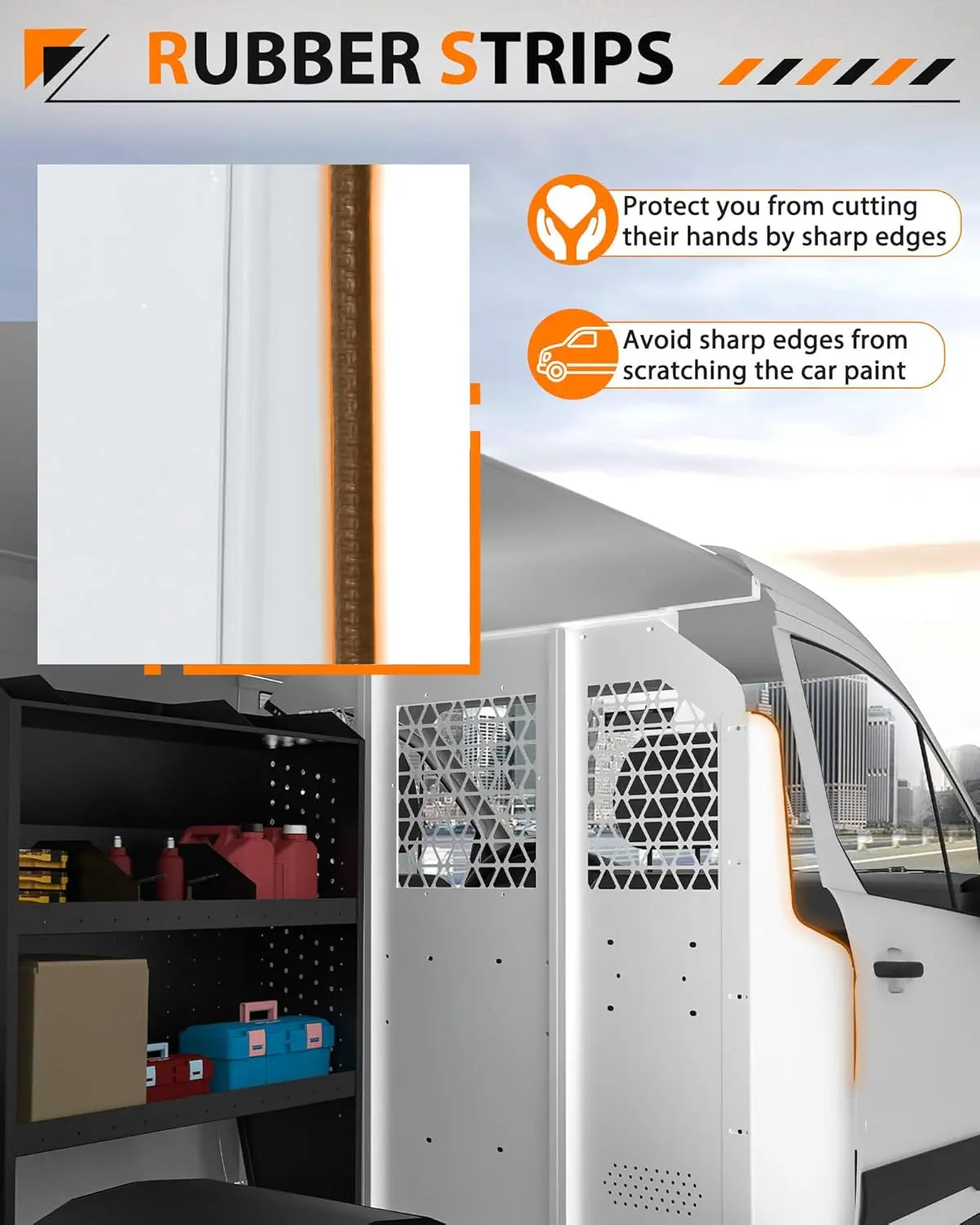 Van Safety Partition Bulkhead Fit-5