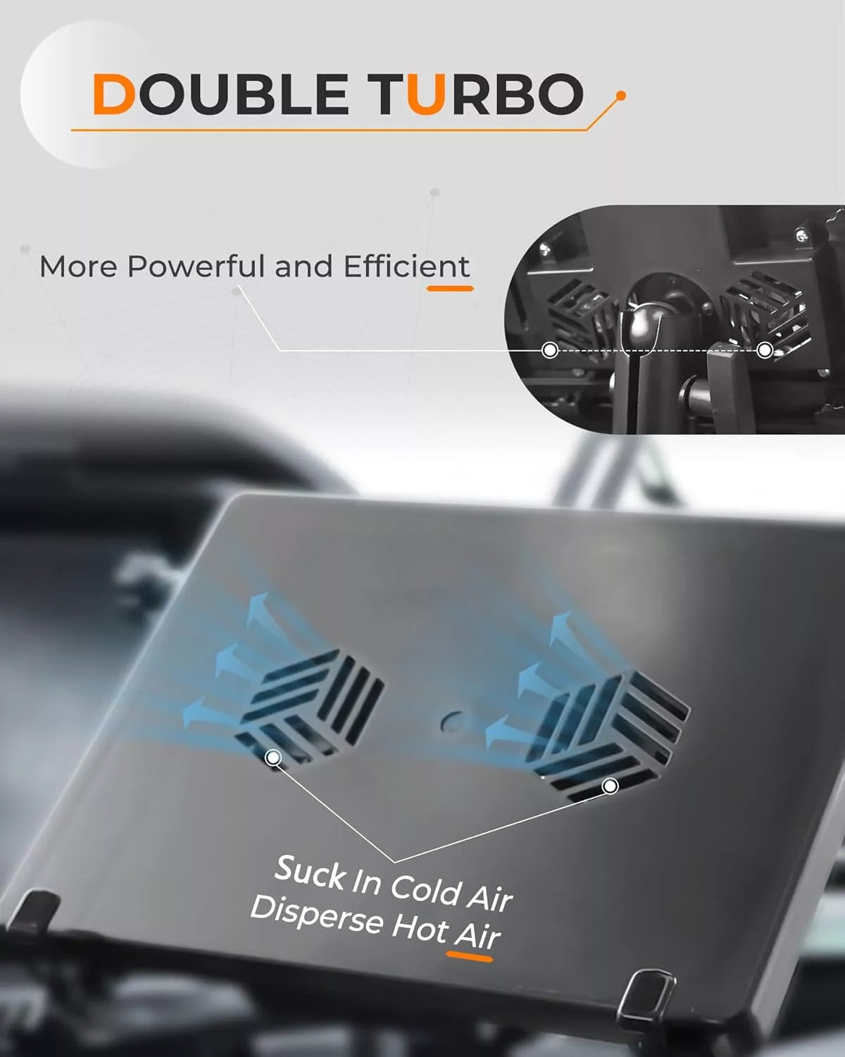 MELIPRON Vehicle Laptop Mount for Truck Car Van Universal Laptop Stand Holder with 3 Types Mounting Brackets for Front Passenger Seat-9