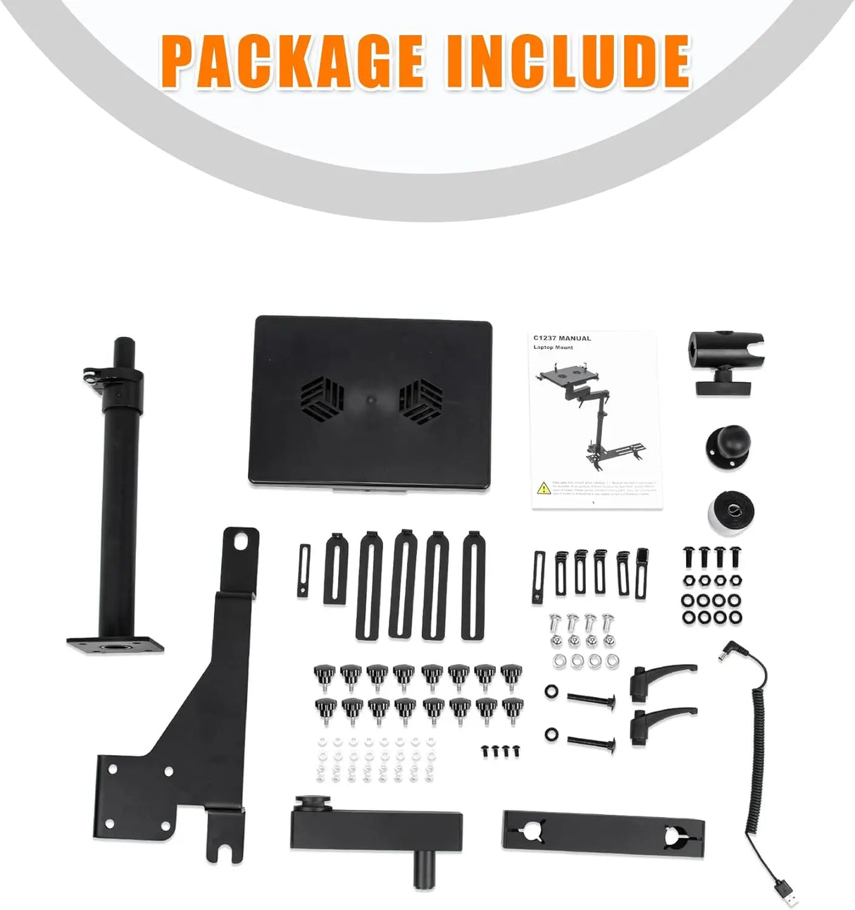 Vehicle Laptop Mount for Ford F150 250 350-15