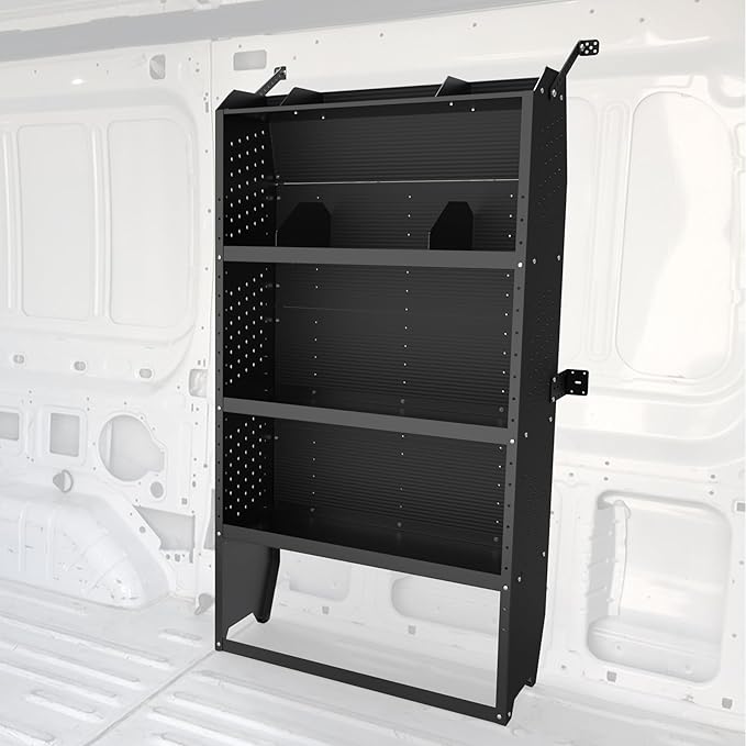 60" H x 13" D Steel Cargo Van Shelving Storage - MELIPRON