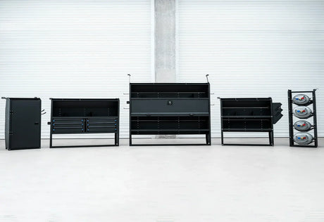 Melipron 43" H x 13" D Steel Cargo Van Shelving Storage