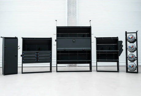 Melipron 60" H x 13" D Steel Cargo Van Shelving Storage