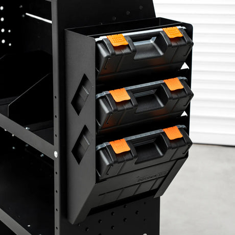 46" H x 13" D Steel Cargo Van Shelving Storage with Door-12