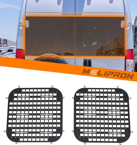 2Pcs Rear Security Window Screens Molle Panel for RAM ProMaster - MELIPRON