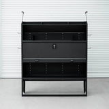 46" H x 13" D Steel Cargo Van Shelving Storage with Door-9