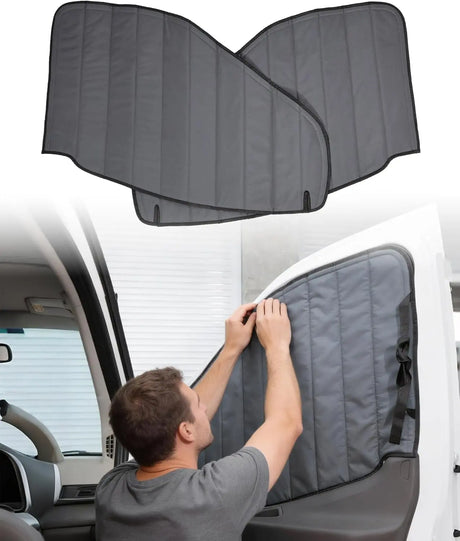 Insulated Blackout Van Window Covers for Ford Transit 150 250 350 - 1