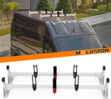 Van Roof Ladder Rack for RAM ProMaster City 2 Bars - MELIPRON