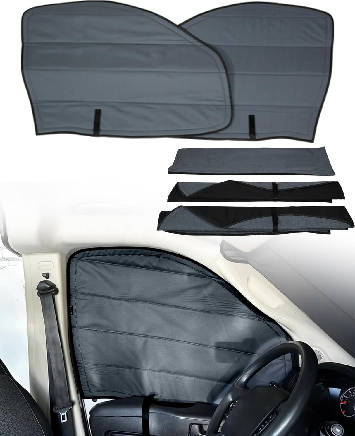 Insulated Blackout Van Window Covers for RAM Promaster - MELIPRON