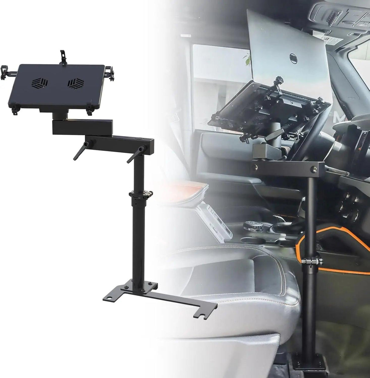 Aluminum Passenger Seat Laptop Mount for Ford Bronco - MELIPRON
