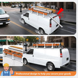 800LBS Van Roof Rack Fit for Chevy Express 1500/2500/3500 GMC Savana - MELIPRON