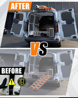 Melipron 2 Crossbars Van Roof Ladder Racks-2