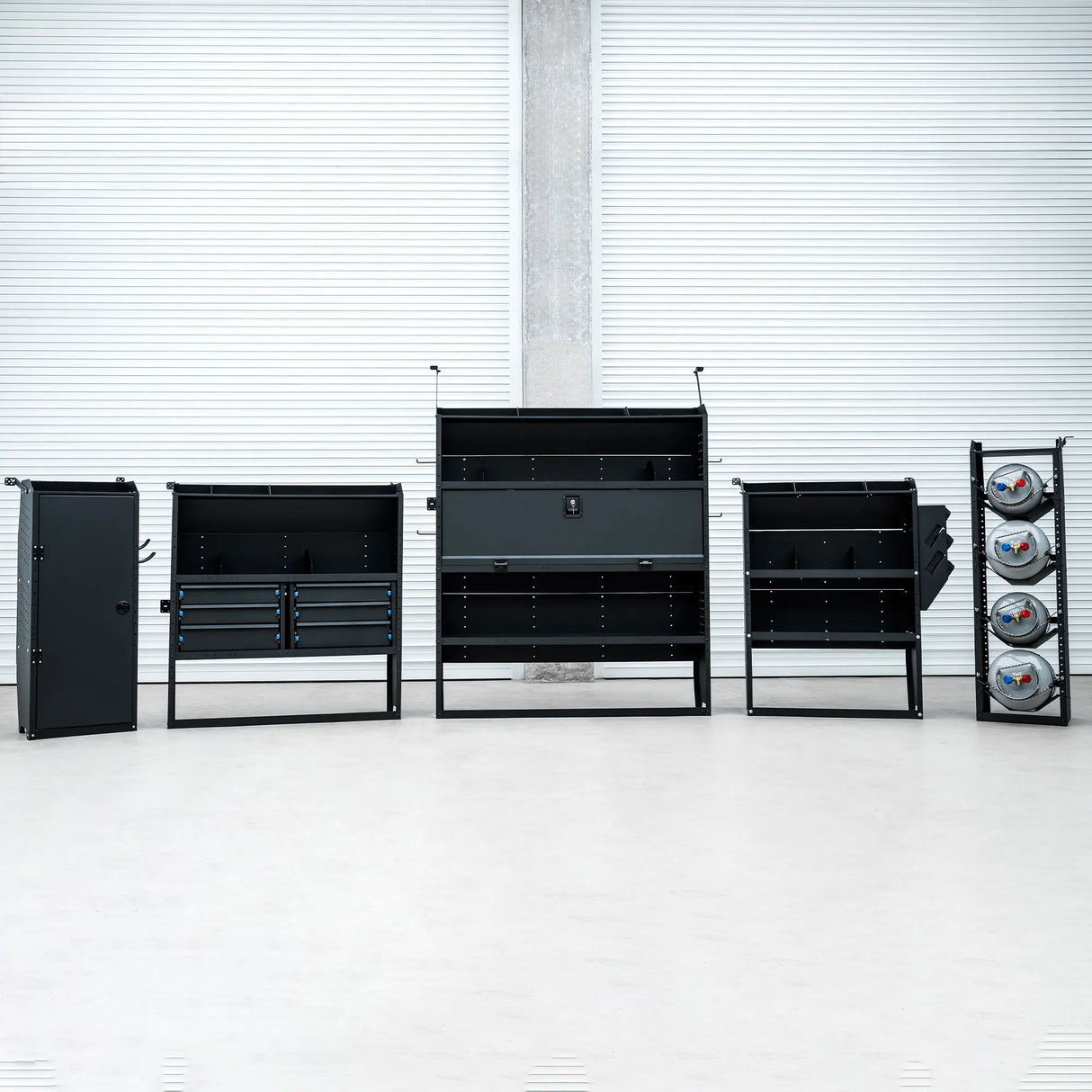 60" H x 13" D Steel Cargo Van Shelving Storage-8