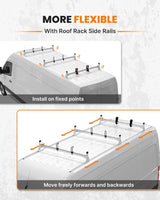 Roof Rack Side Rails Fit for Sprinter Van 170" ext WB-2