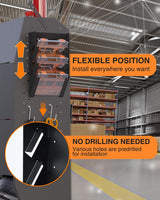 Hanging Tote Kit for Van with 3 Plastic Storage Boxes-8