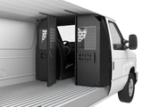 Melipron Van Bulkhead Partition for 1996-2014 Ford Econoline with Flush-Mount Locking Latch
