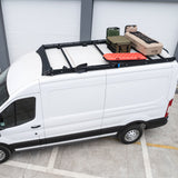 Aluminum Van Roof Rack Pro for Ford Transit 148" with Wind Fairing-12
