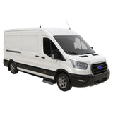 Running Board Fits for Ford Transit 150, 250, 350, Aluminum Rear Side Steps for Van No-Drilling Required-4