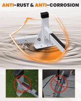 Melipron Van Roof Ladder Racks with Wind Deflector-3