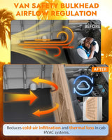 Cargo Van Safety Partition for Chevy Express/GMC Savana - MELIPRON