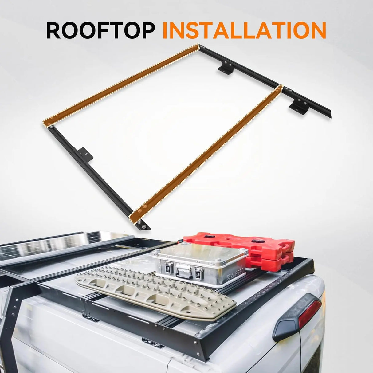 Van Roof Ladder Rack for Ford Transit 148"-14