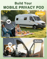 Insulated Blackout Van Window Covers for Mercedes Benz Sprinter VS30 2019-2025 - MELIPRON