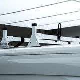 Melipron Van Roof Ladder Racks with Rear Cargo Roller for Ford Transit 150 250 350