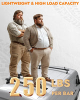 3 Crossbars 63" Aluminum Van Roof Rack for Ford Transit, Ram Promaster, Nissan NV - MELIPRON