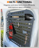 2Pcs Rear Security Window Screens Molle Panel for RAM ProMaster - MELIPRON