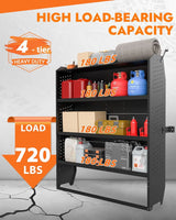 Mid/High Van Roof Steel Cargo Van Shelves Storage - MELIPRON