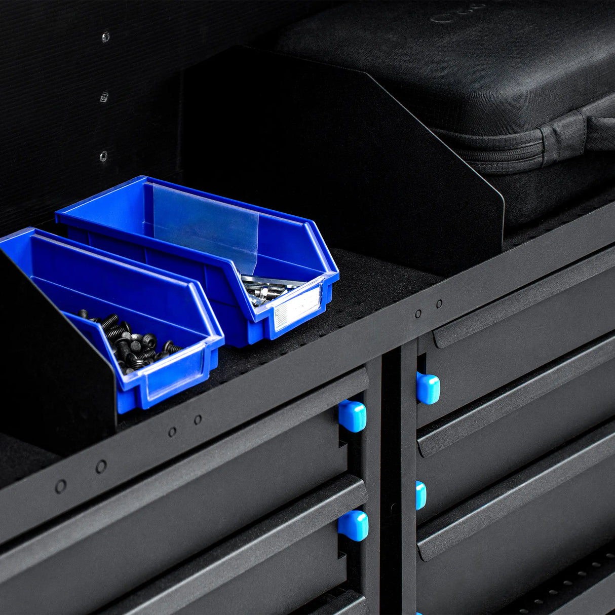 46" H x 13" D Steel Cargo Van Shelving Storage with Door-18