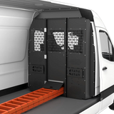 Melipron Van Partition Bulkhead with Swing Door Fit for Sprinter High Roof -3