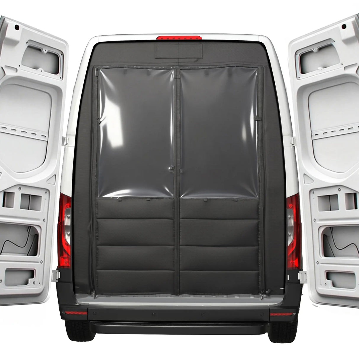 Melipron Insulated Wind Chill Curtain for 2007-2026 Mercedes Sprinter High Roof Rear Door