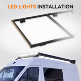 Van Roof Ladder Rack for Ford Transit 148"-15