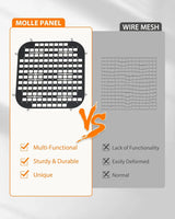 2Pcs Rear Security Window Screens Molle Panel for RAM ProMaster - MELIPRON