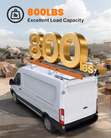 Melipron Van Roof Ladder Racks with Wind Deflector-5