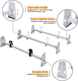 Van Roof Rack for Ford E150 250 350 Chevy Chevrolet Express 1500 2500 3500 GMC Savana with Rain Gutters-11