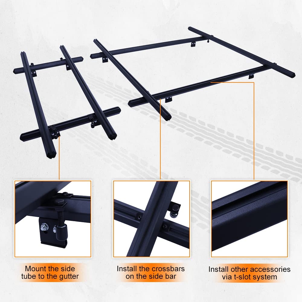 Roof Ladder Rack Fit for Jeep Wrangler JL 4-Door - MELIPRON