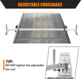 Van Roof Rack for Ford E150 250 350 Chevy Chevrolet Express 1500 2500 3500 GMC Savana with Rain Gutters-12