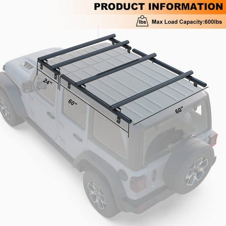 Roof Ladder Rack Fit for Jeep Wrangler JL 4-Door - MELIPRON