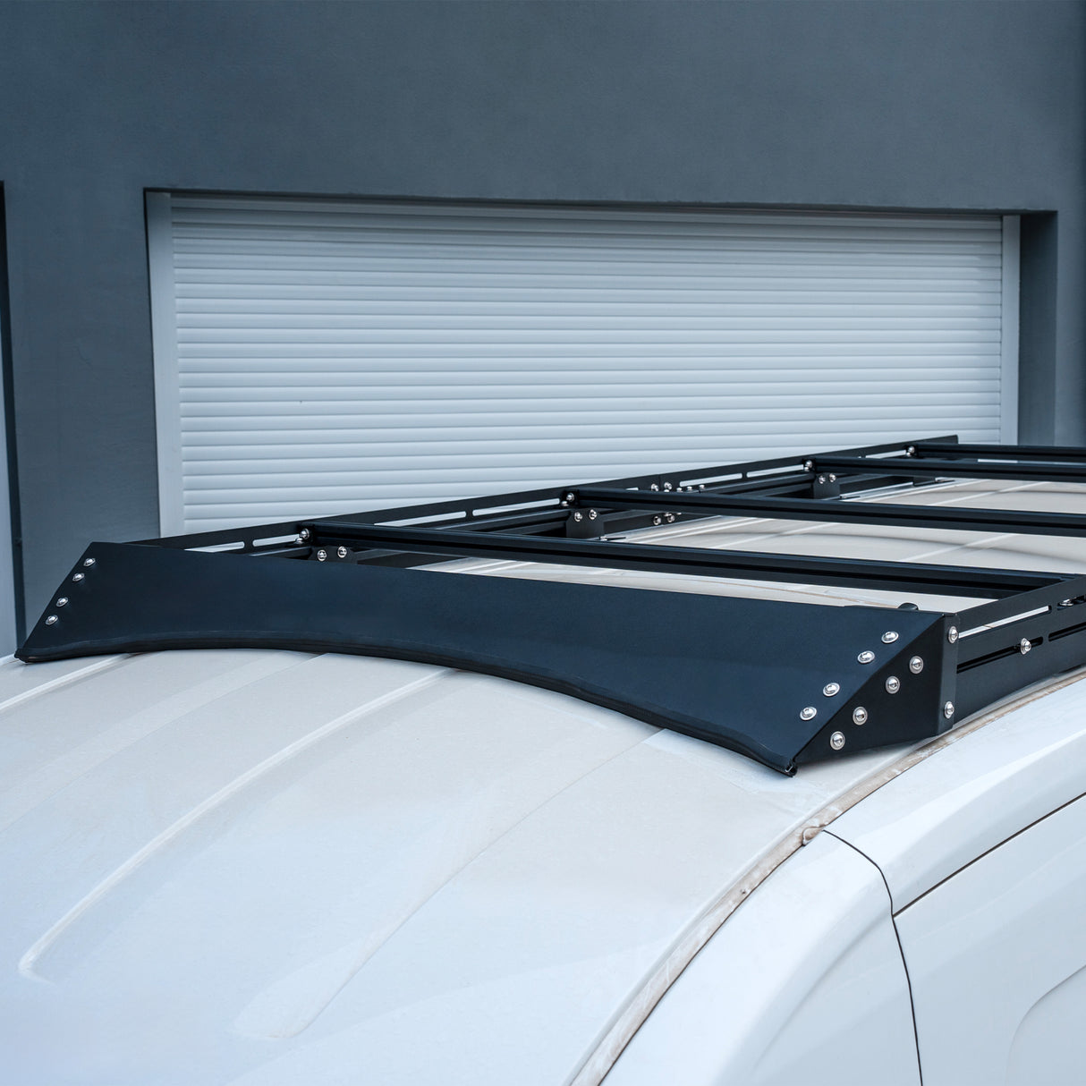 Aluminum Van Roof Rack Pro for Ford Transit 148" with Wind Fairing - MELIPRON-10