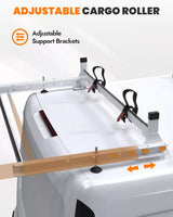 Melipron Van Roof Ladder Racks with Wind Deflector-6