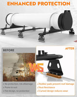 3 Crossbars 63" Aluminum Van Roof Rack for Ford Transit, Ram Promaster, Nissan NV - MELIPRON