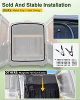 Van Bug Screen Fit For Ford Transit Rear Door Medium Roof Mosquito Net - MELIPRON