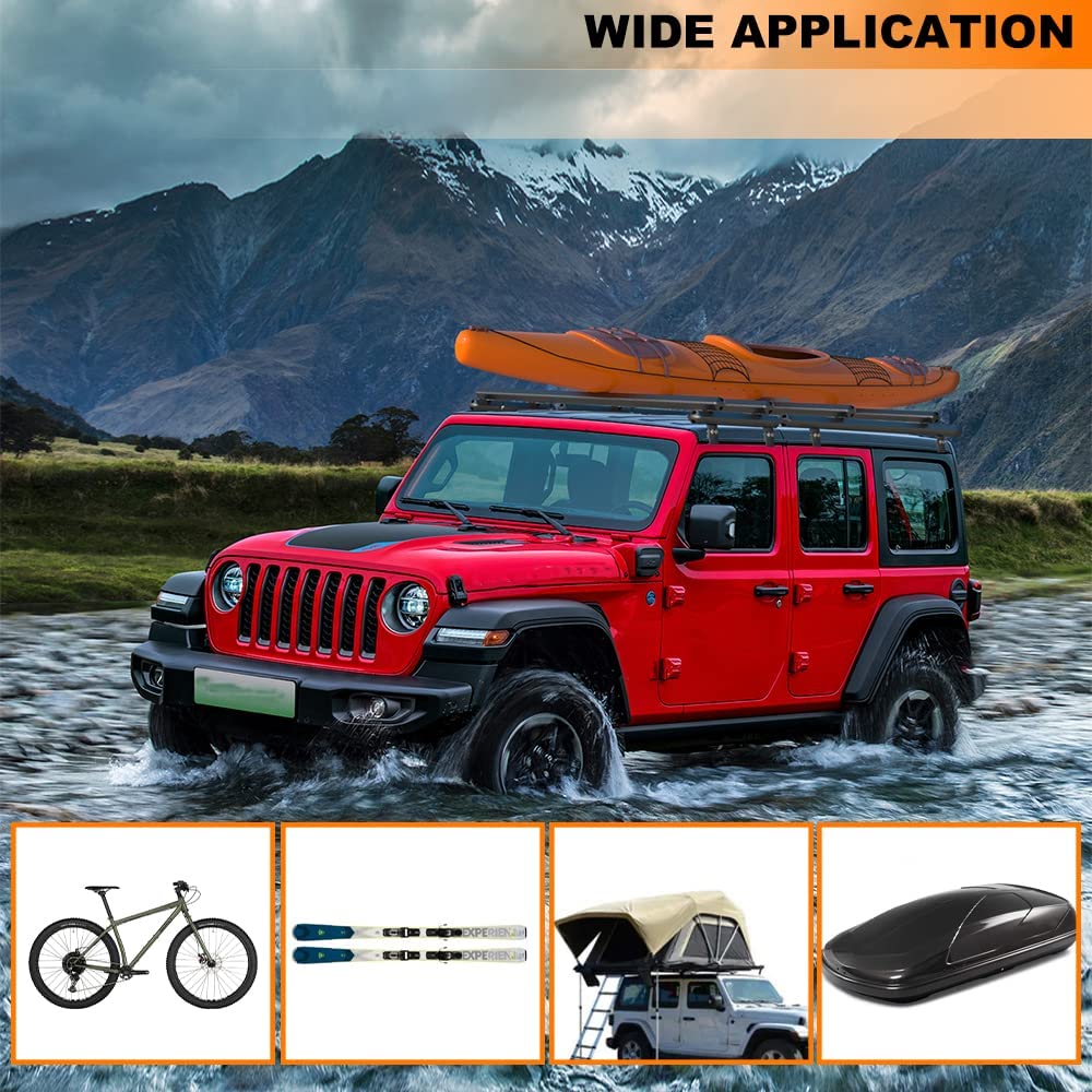 Roof Ladder Rack Fit for Jeep Wrangler JL 4-Door - MELIPRON