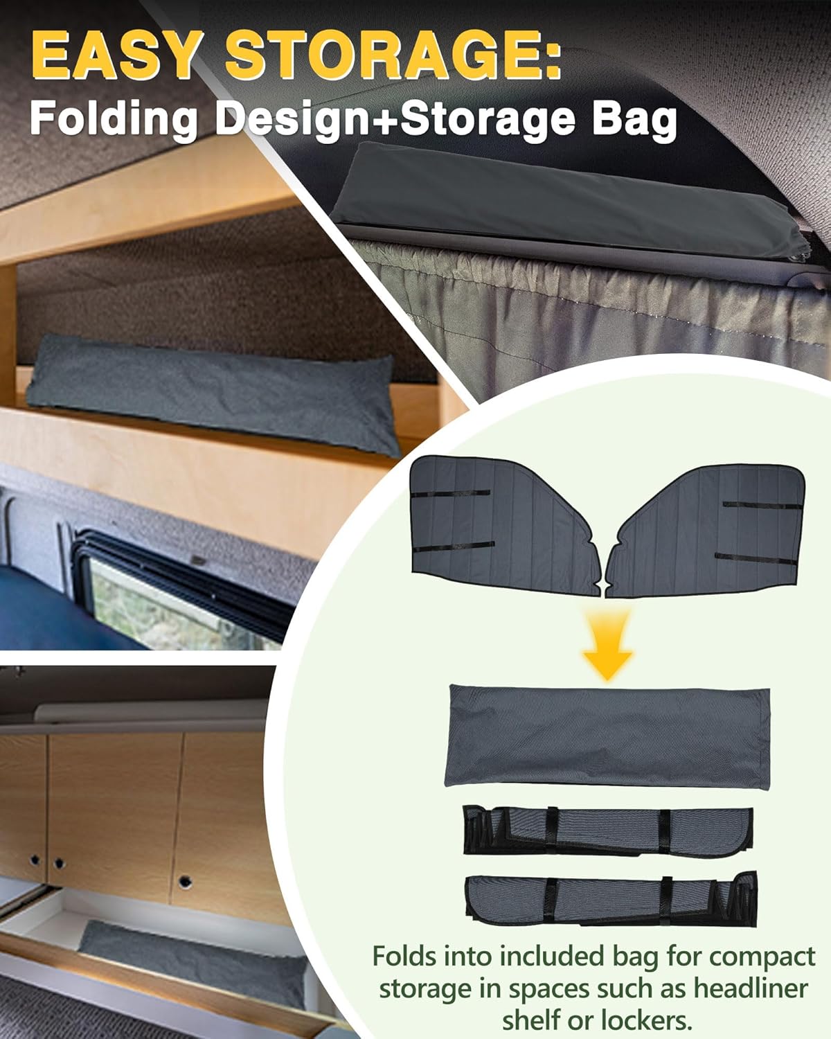 Insulated Blackout Van Window Covers for Mercedes Benz Sprinter NCV3 2007-2018 - MELIPRON